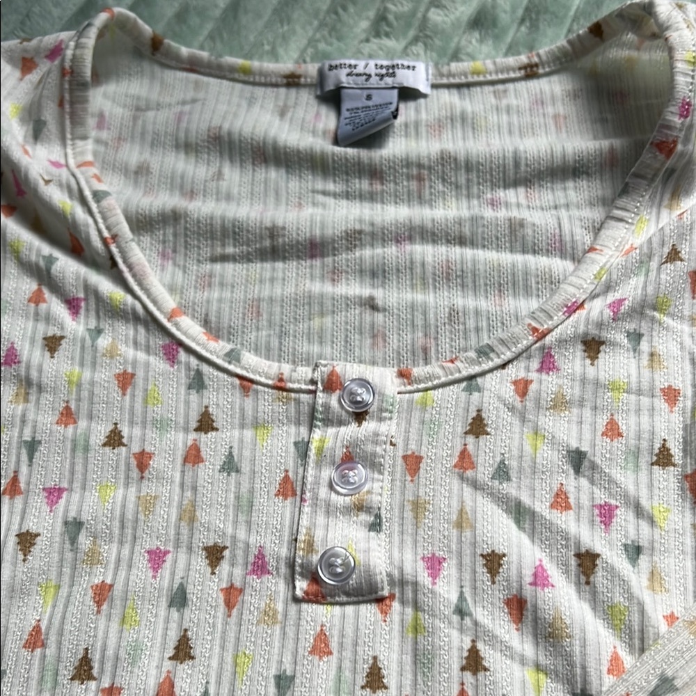 Patterned Pajama Set - Picture 2 of 3